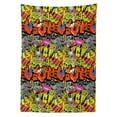 thumbnail image 3 of Ambesonne Graffiti Tablecloth Rectangular Table Cover, Hip Hop Culture Design, 60"x90", Multicolor, 3 of 4