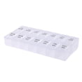 thumbnail image 1 of Organizador Medicamentos Ygjytge Contenedor para vitaminas Estuche con 14 Divisores A Prueba Humedad Gran Capacidad 7 días, 1 of 9