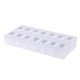 thumbnail image 1 of Organizador Medicamentos Estuche Braille Dispensador Mesa Portátil Con 14 Divisores Dos Veces Al Día, 1 of 9