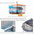 thumbnail image 4 of Rotating Floor Mop with Bucket Set - Orange & White Round Design, Hands-Free Cleaning System, Dirty Water Separation, Ultra-Fine Fiber Mop Head for Superior Absorption, 10kg Load Capacity, Compact, 4 of 5
