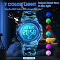 thumbnail image 3 of SKMEI Digital Watch, Outdoor Sports Watch with Alarm Clock Stopwatch 7 Color 50M Waterproof Watch, 3 of 8