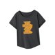 thumbnail image 5 of Camiseta para mujer con cuello redondo, camiseta básica simple para caminar, uso diario, viajes S, 5 of 7