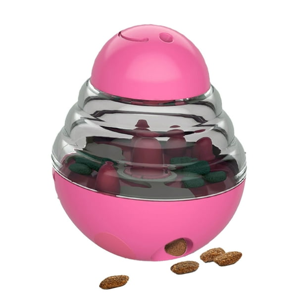 1 Uds. Vaso de juguetes para mascotas, juguetes interactivos para perros y gatos, juguetes de distribución de terapia de alimentos, bolas de terapia de alimentación lenta para mascotas, aumentan el
