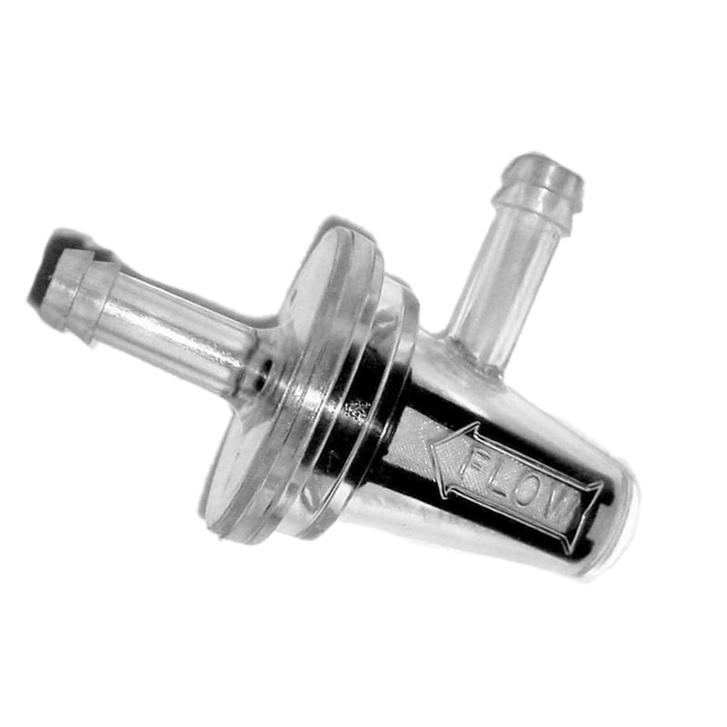 1/4" FUEL FILTER Slim-Line Clear 90 microns Motorcycle Car Truck MADE IN USA - 