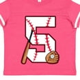 thumbnail image 4 of Inktastic Baseball Fifth Birthday Five Years Old Boys or Girls Toddler T-Shirt, 4 of 5