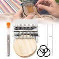 thumbnail image 2 of 2.0 12-Needle Knitting Machine Kit for Beginners, Portable Patch Darning Kit with Weaving Tool Set, Quick Sewing Repair for Mending Clothes Diy Crafts, Compact Complete Craft Tool , 1 Knitting Set, 2 of 9