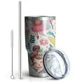thumbnail image 2 of 30oz Colorful Fairy Princess Pattern Tumblers Stainless Steel Tumbler with Lid and Straw,Vacuum Insulated Double Wall Travel Tumbler Cups Mug with Cleaning Brush for Coffee,Tea, 2 of 7