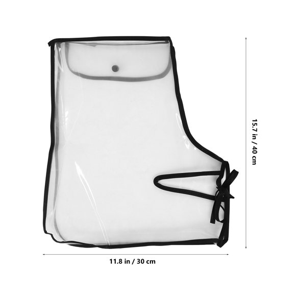 unbranded 1Par Para Manillar De Motocicleta Transparentes Con Oversized Impermeable