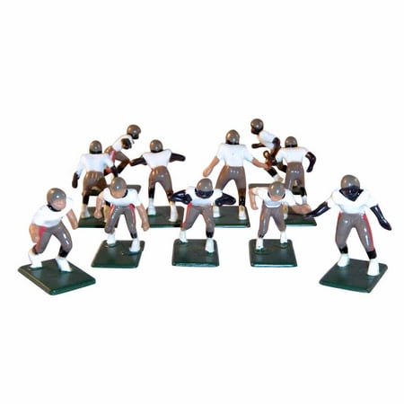 Electric Football 11 Regular Size Players in Tan Red Black Away (Best Individual Defensive Players In Fantasy Football)