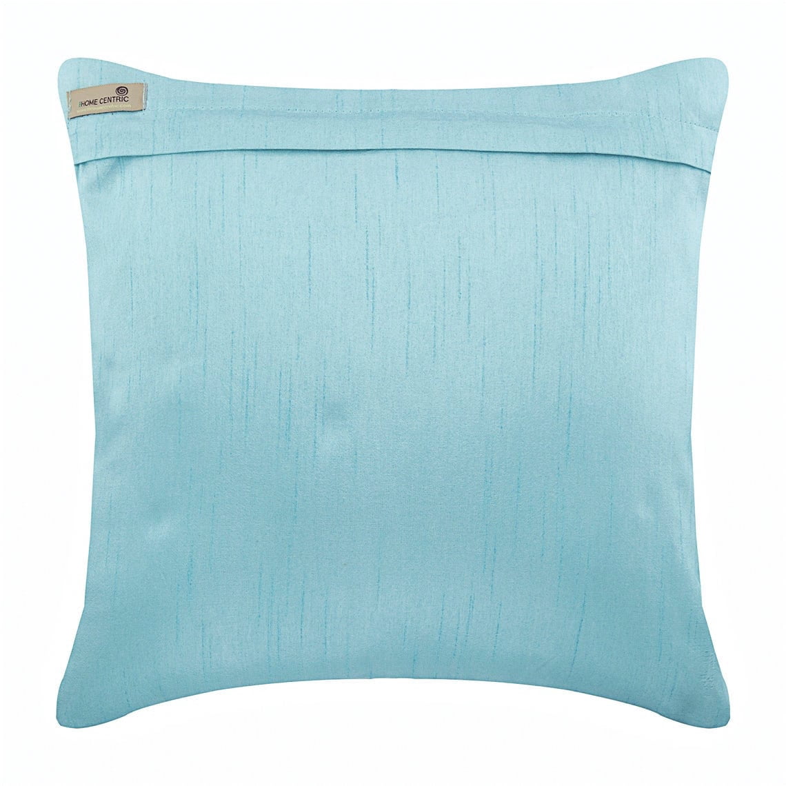 The HomeCentric Euro Sham Pillow, Blue European Sham&nbsp;Pillow Covers Pack of 2, 26x26 inch (65x65 cm), Jacquard Euro Pillow Shams, Striped, Contemporary Euro Pillow Covers Easter - Aqua Martini