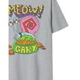 thumbnail image 2 of SpongeBob SquarePants Mens Meow Gary Marl T-Shirt, 2 of 3