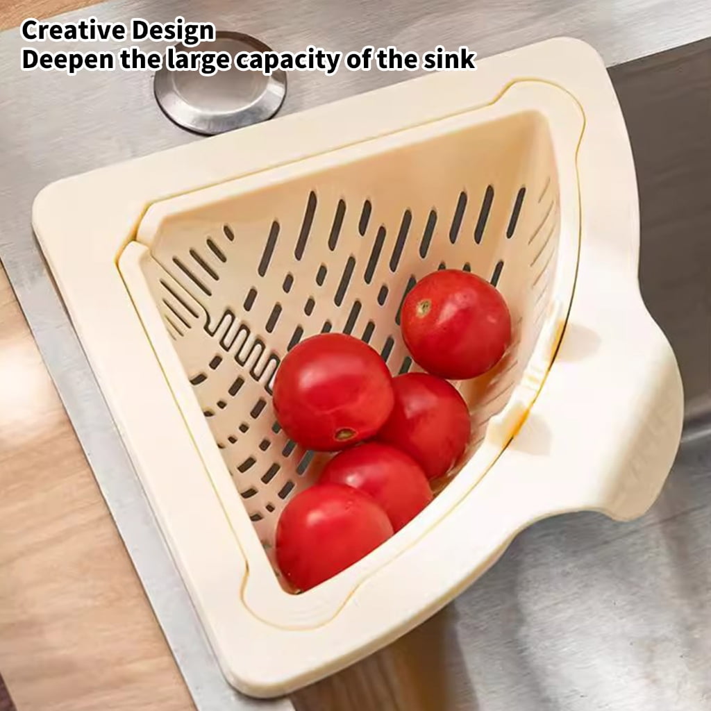 Triangle Sink Drain Basket Popup Waste Disposal Design For Organized Countertops And Efficient