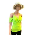 thumbnail image 3 of Paw Drazzel Boutique Women's Casualwear, Cold Shoulder, Short Sleeve Twist Blouse, 3 of 10