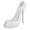 White, variant on M Buder High Heeled Shoe Wine Rack Tabletop Single Bottle Display Holder Decorative Synthetic Resin Stand for Living Room Kitchen Bar, Gold (7.9x3.9x7.5 in / 20x10x19 cm)