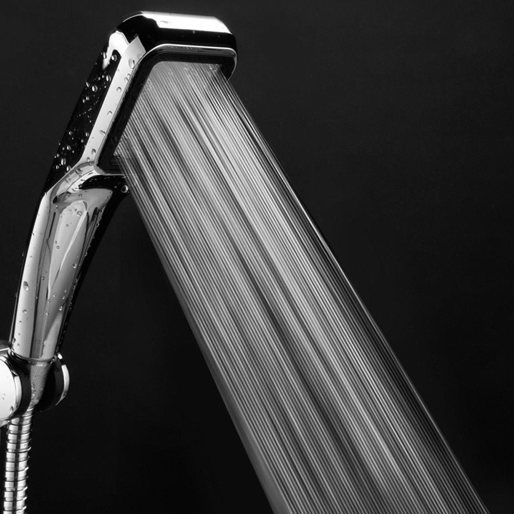 High Pressure Showerhead Handheld Shower Head Water Saving Bath Boosting Spray 