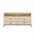 thumbnail image 4 of 56" Contemporary 4-Drawer Wood TV Stand - Birch, 4 of 6