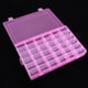 thumbnail image 5 of Caja de almacenamiento Sincero para aretes con banda de goma 36 ranuras color rosa, 5 of 8