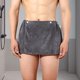 thumbnail image 1 of Toalla de baño de microfibra suave de secado rápido para hombre, ideal para spa, hotel, gimnasio y baño. Gris, 1 of 8