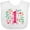 AA-White, variant on Inktastic 1st Birthday Party 1 Year Old Girls Girls Baby Bib