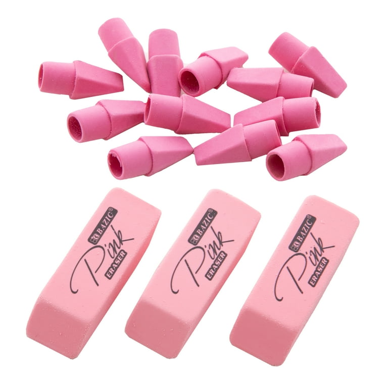 Pink Pencil Top Erasers