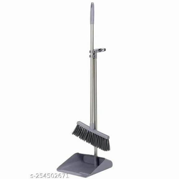 Genuine Joe GJO85236 Lobby Dustpan with Standing Broom