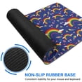 thumbnail image 6 of Long Mouse Pads for Desk,Dark Blue Rainbow Pattern Desk Mats on Top Of Desks, Desk Mouse Pad Extra Large with 3mm Non-Slip Base and Stitched Edge for Gaming,Office,Work,Home 47.3"x23.6", 6 of 6