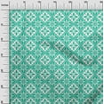 thumbnail image 3 of oneOone Silk Tabby Sea Green Fabric Asian Ornamental Sewing Craft Projects Fabric Prints By Yard 42 Inch Wide, 3 of 5