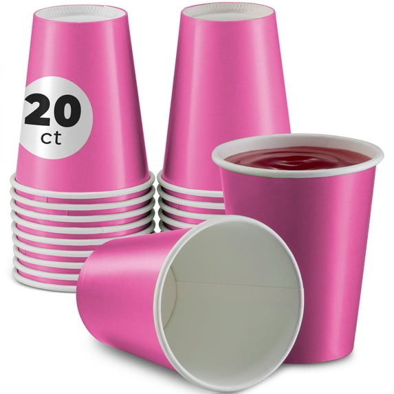 SparkSettings Disposable Paper Cups, 9 oz. Silver Paper Coffee Cups, Strong and Sturdy Coffee Disposable Cups for Party, Wedding, Thanksgiving Day, Christmas, Halloween Hot Cups, Pack of 55