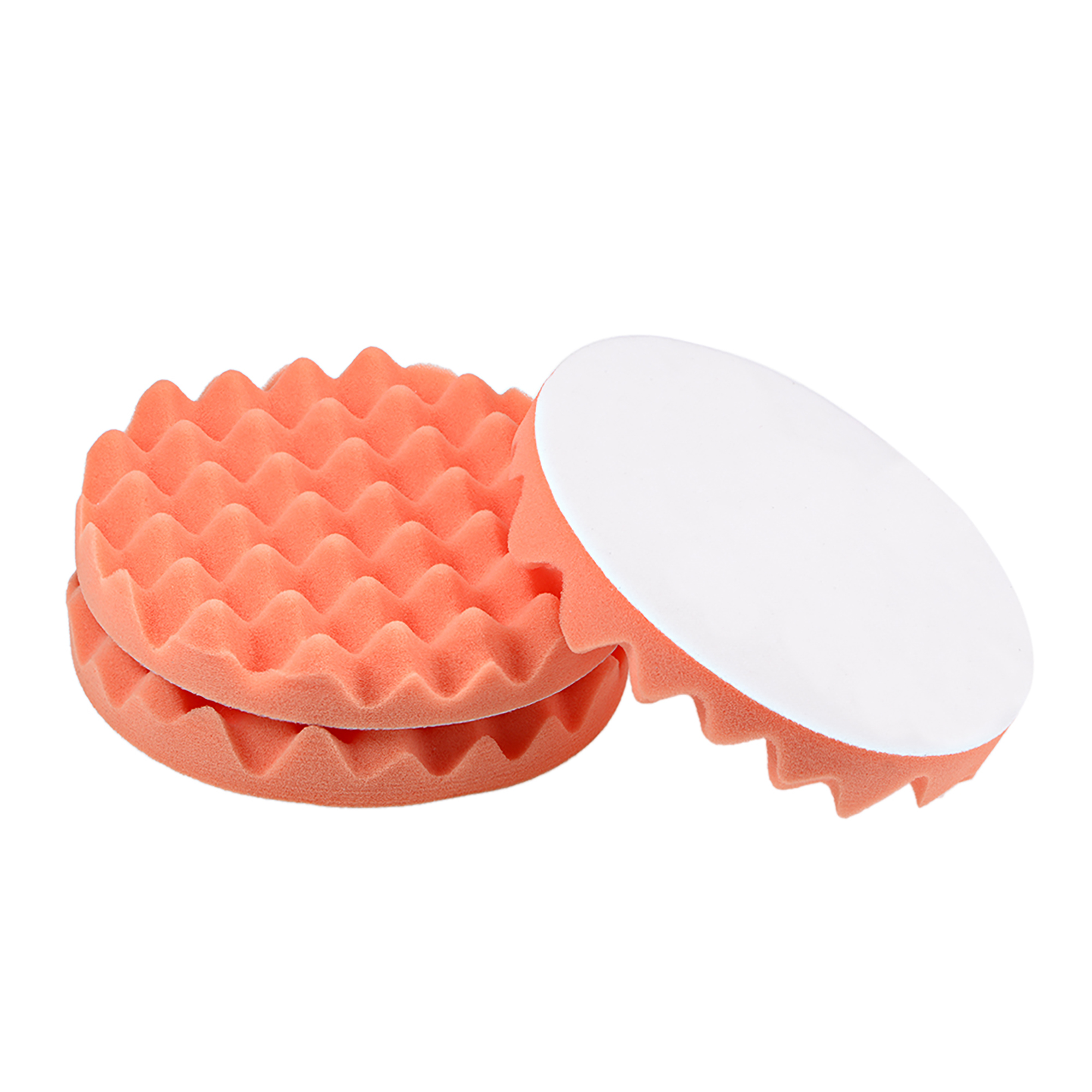 Uxcell 7" Foam Drill Polishing Pad, Buffing Sponge Buffer Pads Wave