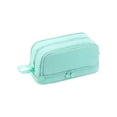 thumbnail image 2 of Large Capacity Pencil Case 4 Compartments, Pencil Pouch Bag with Zipper Portable Handle, Pen Case Bag Stationery Organizer for Office College School Adults, 2 of 6
