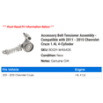 thumbnail image 2 of Accessory Belt Tensioner Assembly - Compatible with 2011 - 2015 Chevy Cruze 1.4L 4-Cylinder 2012 2013 2014, 2 of 2