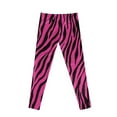 thumbnail image 7 of COEQINE Zebra Stripes Dark Pink Girls Sport Leggings Buttery Soft Yoga Legging High Waist Yoga Pants for Jogging Gym, for 4-5 Years Kids Girls, 7 of 7