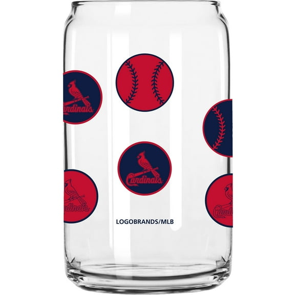 St. Louis Cardinals 16oz. Smiley Can Glass