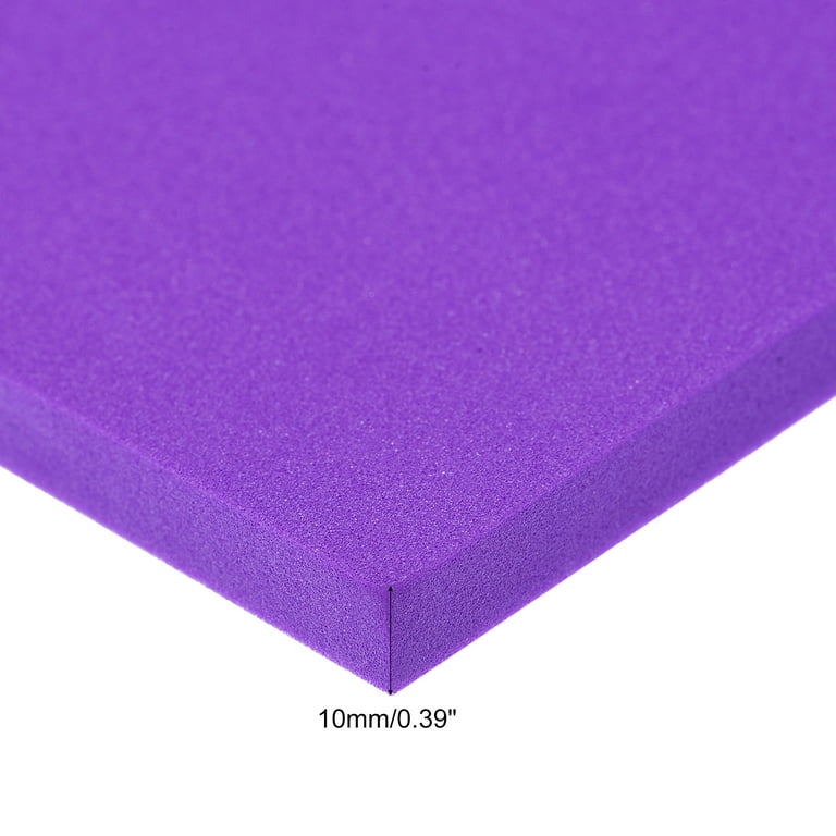 Plain EVA Foam Sheets, 10-Piece 12 X 18 2MM Purple 