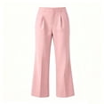thumbnail image 4 of Atkumj Pant Suits for Women Trendy Double Breasted Blazer and Trousers Business Casual Outfits Formal Work Solid Color Two Piece Sets XL, 4 of 6