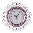 thumbnail image 1 of Mainstays Pink Jewelled Wall Clock, 1 of 2