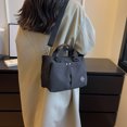 thumbnail image 1 of Bolso Hobo informal para mujer, bolso elegante con correa ajustable, bolso de viaje (negro), 1 of 9