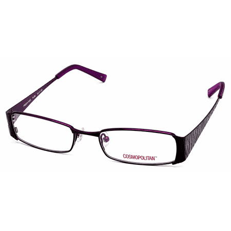 Cosmopolitan Womens Ophthalmic Rectangle Metal Frame French Kiss Plum 50mm