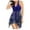 Navy, variant on Kmdttou Up to 65% off! Swim Suits for Women 2025 Split Three-piece Printed Sexy Swimsuit on Clearance!