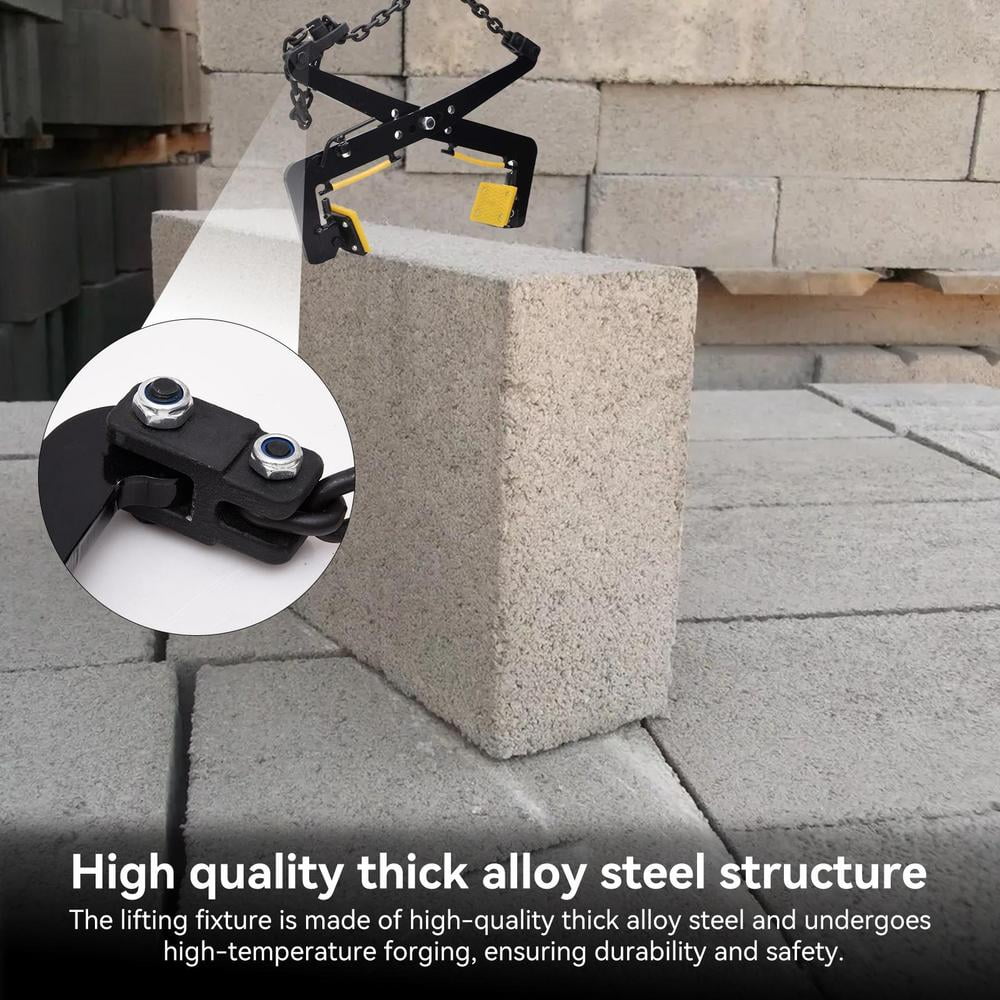 Slab Lifting Clamp | Ergonomic Adjustable Stone Lift Clamp | Timber Carrying Clamps Concrete Block Lifting Tools Handling Tool