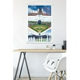 thumbnail image 5 of MLB Kansas City Royals - Kauffman Stadium 20 Wall Poster with Magnetic Frame, 22.375" x 34", 5 of 5