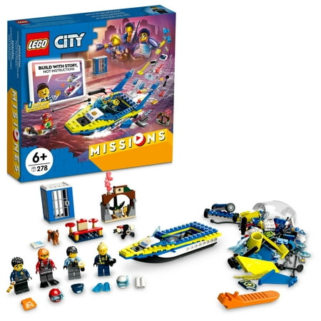 LEGO City Water Police Detective Missions Set with App 60355