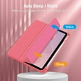 thumbnail image 5 of Fintie Hybrid Slim Case for iPad (A16) 11th Generation 11 Inch (2025), iPad 10th Generation 10.9 Inch (2022), with Clear Transparent Back, Pink, 5 of 11