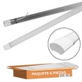 thumbnail image 1 of 6 Pzs Tubo Led Regleta 40W C/ Mica Opalino 1.2M T5 6500K, 1 of 7