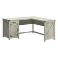 thumbnail image 1 of Pemberly Row Bureau en Forme de L 60W avec Armoire de Rangement en Blanc Cottage, 1 of 11