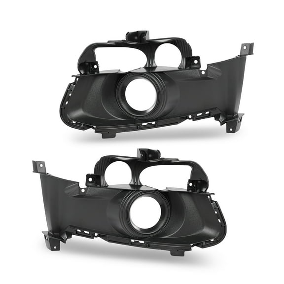 Pair Fog Light Cover Left & Right Side Black Fit For 2015-2017 Ford Mustang