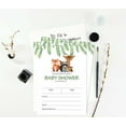 thumbnail image 6 of Inkdotpot 30Jungle Animals Baby Shower Invitation Cards Gender Neutral Fill In Blank Invites, 6 of 7
