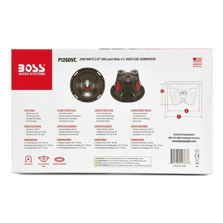 Boss best sale audio p126dvc