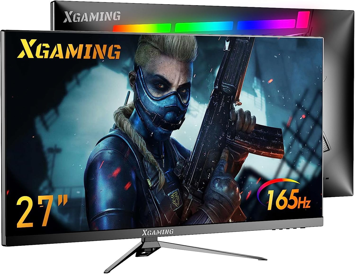 memzuoix 27inch ELED Frameless Gaming Monitor QHD 2560 x 1440p, HDR IPS ...