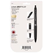uniball 207 Plus+ Retractable Gel Pens, Medium Point (0.7mm), Assorted Ink, 6 Count